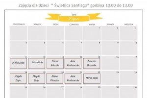 Wakacyjne zajęcia artystyczno-ruchowe w świetlicy Santiago